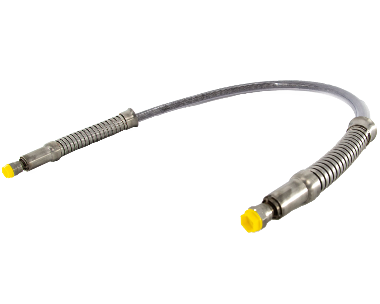 PTFE-Wellschlauch für SO2, Länge: 2 m, Drm. 8 mm, Betriebsdruck max. 20 bar