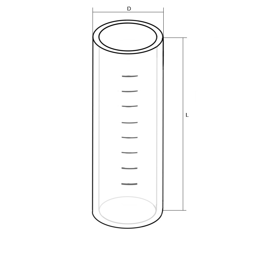 Schauglas 500g für "Jacobs"-SO2-Dosiergerät